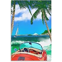 Amazon.co.jp: イラストレーター鈴木英人アートポスター (7